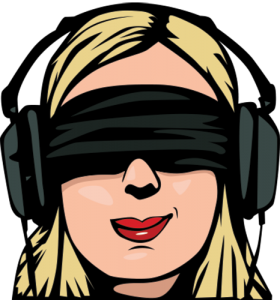 png blindfold headphone vector